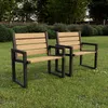 Bankbeine Bankgestell Gartenbank Parkbank Bankfüße Stahl Produktbild-Vorschau 5