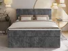 MKS MEBLE Boxspringbett 180x200 Grau Cord, Boxspringbett Produktbild-Vorschau 4