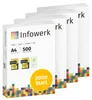 Infowerk Druckerpapier Kopierpapier 2000 Blatt 4 x 500 A4 Produktbild-Vorschau 2