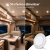 Focos LED empotrables de 12V, color plateado, luz cálida, Vista previa de la imagen del producto 8