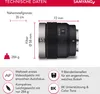Samyang V-AF 45mm T1.9 FE do Sony E, obiektyw wideo, Podgląd zdjęcia produktu 2