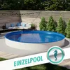 Pool Ø 3,50 x 1,50 m Folie blau 0,8mm EB Handlauf STYLE Produktbild-Vorschau 8
