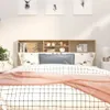 vidaXL Bett Kopfteil mit Ablagen Sonoma Eiche 180x19x103,5 Produktbild-Vorschau 1
