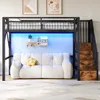 okwish Vysoká postel 90x200 Postel pro mládež s LED Náhled obrázku produktu 2