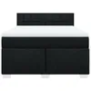 vidaXL Boxspringbett mit Matratze Schwarz 140x200 cm Stoff Produktbild-Vorschau 6