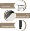 Collage of product features with text descriptions. Produktbild-Vorschau