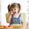 Relaxdays Baby Teller mit Saugnapf, Bambus, Motiv Löwe, Produktbild-Vorschau 3