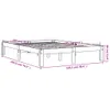Design Massivholzbett Wachsbraun 120x190 cm Kiefer, Produktbild-Vorschau 8