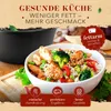 A marketing image for healthy cooking, featuring a bowl of food and text overlays. Anteprima dell’immagine prodotto
