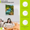 ARTland Leinwandbild Fluss im böhmischen Gebirge Größe: Produktbild-Vorschau 3