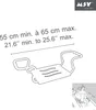 Badewannensitz - ausziehbar, 120 kg Tragkraft, Aluminium, Produktbild-Vorschau 15