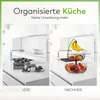 Dayshake Obstschale mit Bananenaufhänger - Runder Obstkorb Produktbild-Vorschau 2