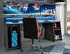 TEZAUR 5B großer Gaming Tisch Computertisch mit LED und Zubehör Produktbild-Vorschau