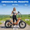 F6 BOOST Bici elettrica pieghevole per adulti, 250 W, Anteprima dell’immagine prodotto 14