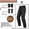 Motorradhose Cordura Textilhose Schwarz, Größe:56/2XL Produktbild-Vorschau 5