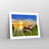 Poster - Poster ohne Rahmen - Boot See Sonnenuntergang Produktbild-Vorschau 7