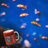 Glitzer-Kaffeebecher zum Thema Phishing Mails erkennen mit Produktbild-Vorschau 3