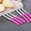 GRÄWE Tafel- Brötchenmesser / Frühstücksmesser Set pink Produktbild-Vorschau 2