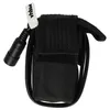 A black battery pack for a bicycle light, coiled and secured with a velcro strap. Produktbild-Vorschau