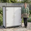 Mucola Geräteschrank Gerätehaus Gartenschuppen Schrank Produktbild-Vorschau 9