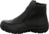 A side view of a black leather boot with a zipper. Náhľad obrázku produktu