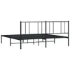 Möbel Bettgestell - Doppelbett - mit Kopfteil Metall Produktbild-Vorschau 7