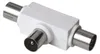 Hama Antenna Distributor Coaxial Male Plug - 2 Coaxial Produktbild-Vorschau 1