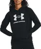 A woman wearing a black Under Armour hoodie. Produktbild-Vorschau
