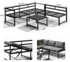 Mucola Sitzgruppe Aluminium Lounge Ecksofa mit Produktbild-Vorschau 3