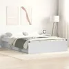 vidaXL Rám postele bílý 150x200 cm Náhled obrázku produktu 2