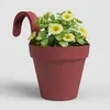 artevasi© CAPRI SINGLE Balkontopf Dunkelrot 20 cm zum Produktbild-Vorschau 2