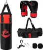 COSTWAY 10 kg Boxsack Set mit 8oz Boxhandschuhen & Produktbild-Vorschau 1