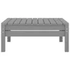 4-tlg. Garten-Lounge-Set Massivholz Kiefer Grau Produktbild-Vorschau 11