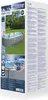 The image shows the packaging of a Bestway Power Steel frame pool, with a picture of the pool in use on the front. Anteprima dell’immagine prodotto
