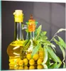 Bilder auf glas - Flasche Glas Olive Öl - 30x30cm - Produktbild-Vorschau 1