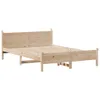 Massivholzbett ohne Matratze 135x190 cm Kiefernholz Produktbild-Vorschau 3
