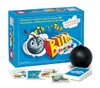 A board game box with game pieces and a bomb accessory. Produktbild-Vorschau