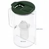 Carafe filtrante Wessper Glas verte 2 L avec indicateur de Voir les images du produit 3