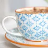 Nicola Spring 12-teiliges handbedrucktes Cappuccinotassen- Produktbild-Vorschau 5