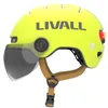 Livall L23 Gelber Fahrradhelm mit Schutzvisier, LED/SOS Produktbild-Vorschau 6
