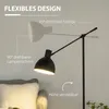 HOMCOM Stehleuchte mit verstellbarem Schwenkarm 40 W Produktbild-Vorschau 4