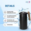 Wasserkaraffe 1L aus Edelstahl - Auslaufsicher und ohne Produktbild-Vorschau 2