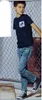 Jungen Trendjeans Jeans Hose Blau 158/164 Produktbild-Vorschau 7