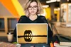 MuchoWow® Laptop Aufkleber Sticker Cover Silhouette eines Produktbild-Vorschau 5