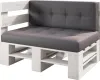 Lermowood Palettenmöbel Mp Eckbank 120 x 80 x 30 cm Weiß | Produktbild-Vorschau 1