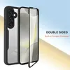 A phone case with a built-in screen protector is displayed against a gradient background. Náhled obrázku produktu