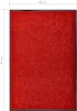 vidaXL Fußmatte Waschbar Rot 60x90 cm Produktbild-Vorschau 5