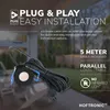 HOFTRONIC - Set de 8 mini spots encastrés LED 3W 2700K IP65 Voir les images du produit 9