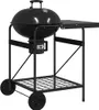 Outdoor Grill Mit Rad Schwarz 91 x 71 x 107 cm Metall Produktbild-Vorschau 1