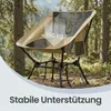 SONGMICS Campingstuhl höhenverstellbar, Klappstuhl mit Produktbild-Vorschau 6